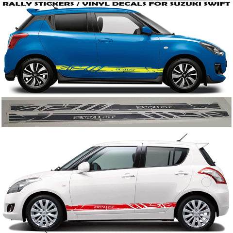 Sport Racing Line Sticker Car Side Vinyl Stripe For Suzuki SWIFT
