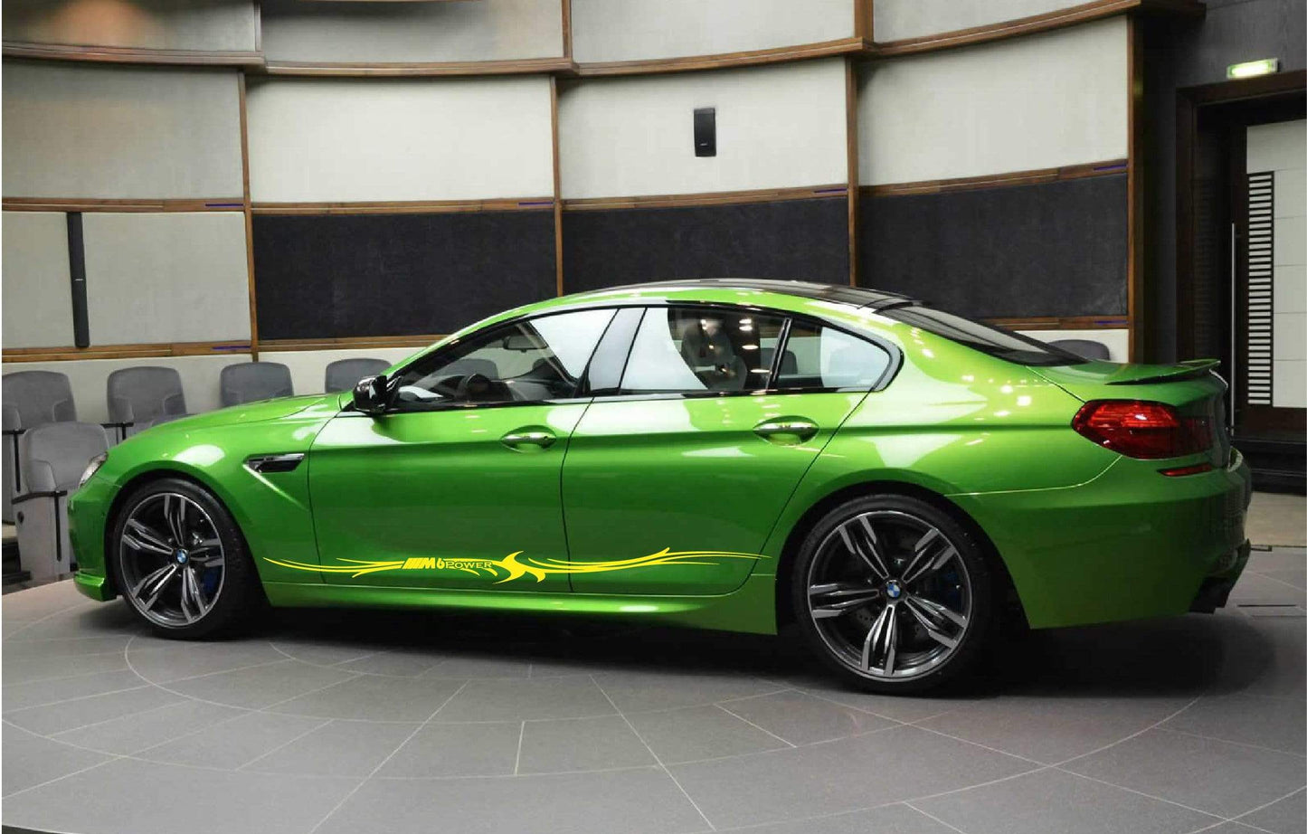 Sport Racing Stripes Vinyl Decal Customized For bmw m6 - Brothers-Graphics