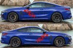 Sport Racing Stripes Vinyl Decal Customized For BMW M8 - Brothers-Graphics