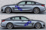 Sport Racing Stripes Vinyl Decal Customized For BMW M8 - Brothers-Graphics