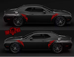 Sport Sticker Decal Side Door Stripes for Dodge Challenger SRT - Brothers-Graphics