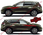 Sport Sticker Decal Side Door Stripes for Nissan X-Trail - Brothers-Graphics