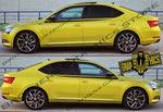 Sport Sticker Decal Side Door Stripes for Skoda Superb - Brothers-Graphics