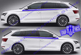 Sport Sticker Decal Side Door Stripes for Skoda Superb - Brothers-Graphics