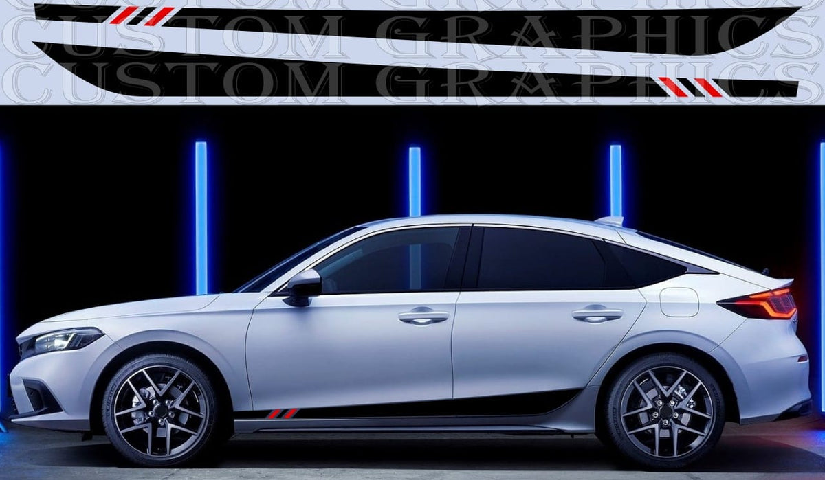 Sticker Compatible with Honda Civic, All Models New Design – Brothers ...