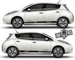 Sticker Decal Graphic Side Stripes for Nissan Leaf - Brothers-Graphics