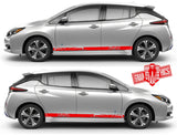 Sticker Decal Graphic Side Stripes for Nissan Leaf - Brothers-Graphics