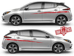 Sticker Decal Kit Graphic Side Door Stripes for Nissan Leaf - Brothers-Graphics