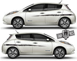 Sticker Decal Kit Graphic Side Door Stripes for Nissan Leaf - Brothers-Graphics