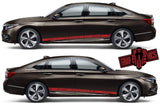 Sticker Vinyl Side Door Racing Stripes for Honda Accord - Brothers-Graphics