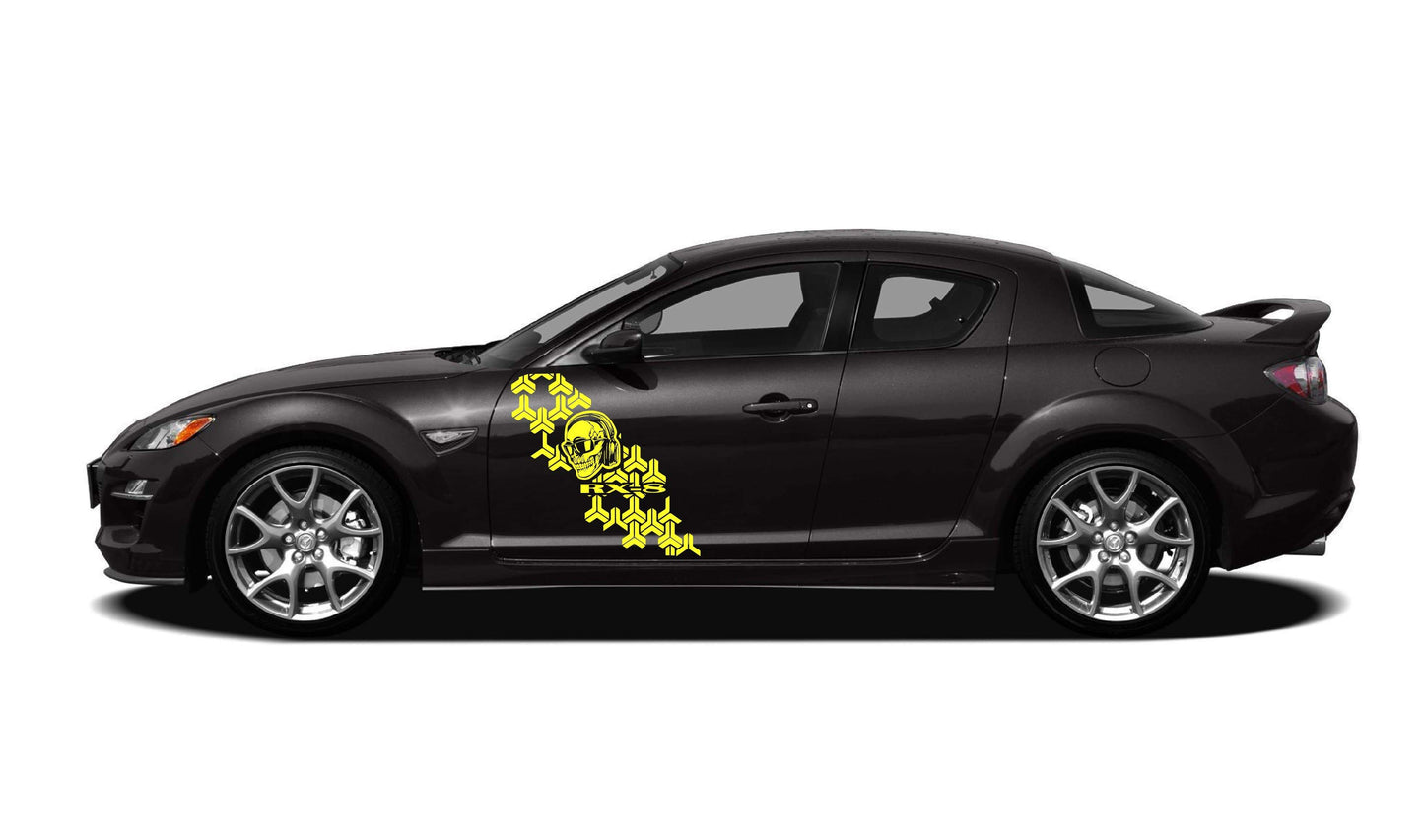 Premium Vinyl Stickers Compatible With Mazda RX-8 Sticker Street Auto Custom Vinyl Stickers