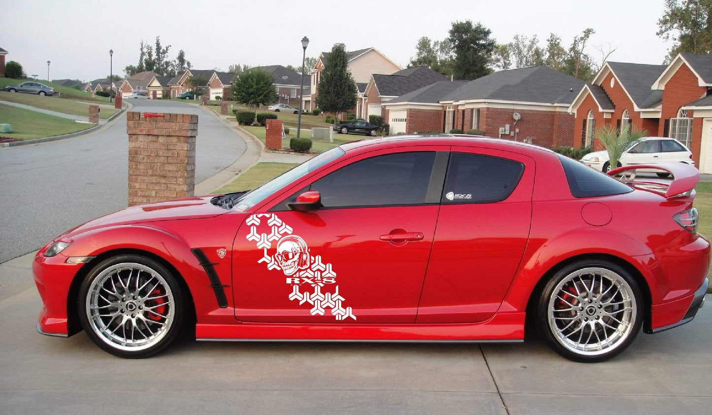 Premium Vinyl Stickers Compatible With Mazda RX-8 Sticker Street Auto Custom Vinyl Stickers