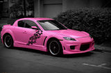 Premium Vinyl Stickers Compatible With Mazda RX-8 Sticker Street Auto Custom Vinyl Stickers