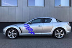 Sticker Vinyl Side Door Racing Stripes for MAZDA RX-8