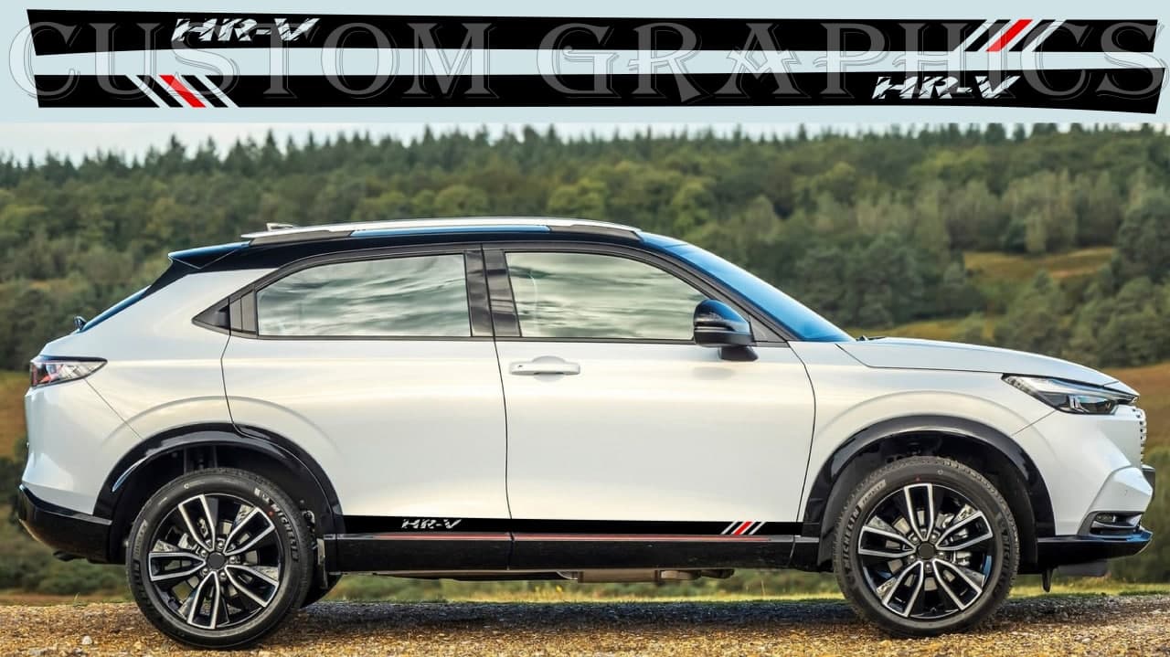 Vinyl Graphics Sticker Vinyl Side Racing Stripes for Honda HR-V outdoor Logo Design