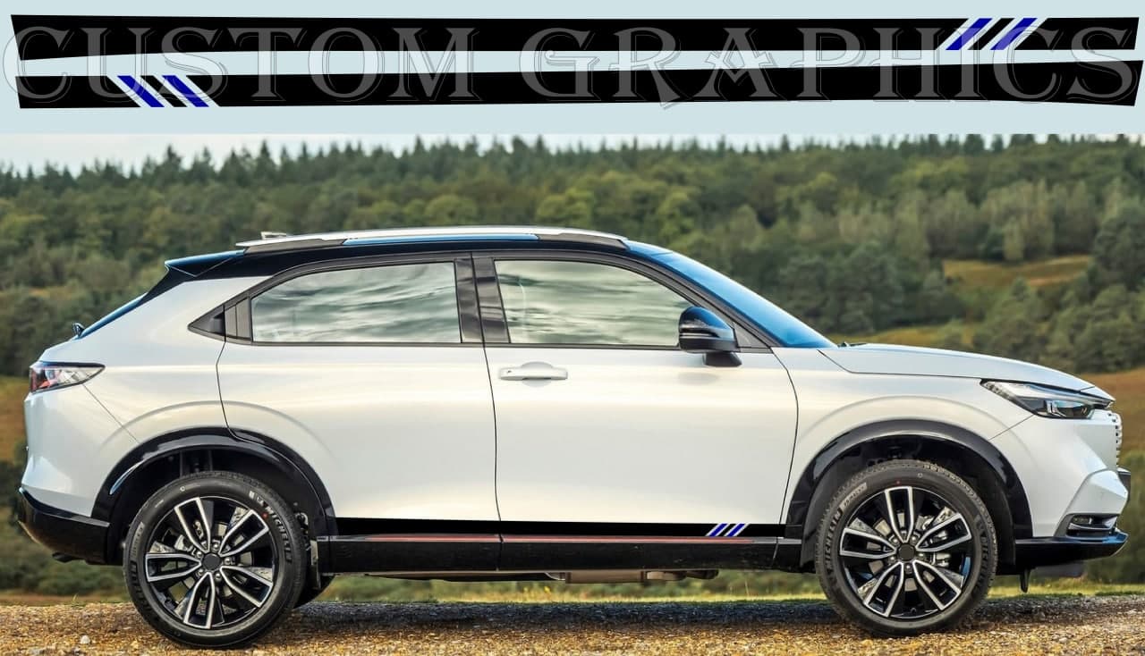Vinyl Graphics Sticker Vinyl Side Racing Stripes for Honda HR-V outdoor New Design