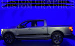 Vinyl Graphics Stickers Compatible With Ford F-150 Lightning Classic Design Graphics