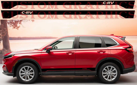 Vinyl Graphics Stickers Compatible With HONDA CR-V Classic Design Man Gifts