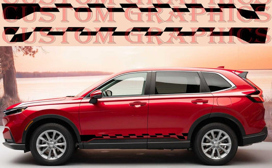 Vinyl Graphics Stickers Compatible With HONDA CR-V Figure Design Man Gifts