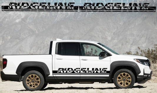 Vinyl Graphics Stickers Compatible With Honda Ridgeline Logo Line Design Vinyl Decal