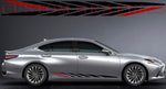 Vinyl Graphics Stickers Compatible with Lexus ES 2 Color Figure Design