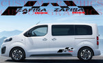 Vinyl Graphics Stickers Compatible with Opel Zafira Life Rear Graphic Unique Decals