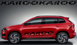 Vinyl Graphics Stickers Compatible With Skoda Karoq Logo New Design Vinyl Decal