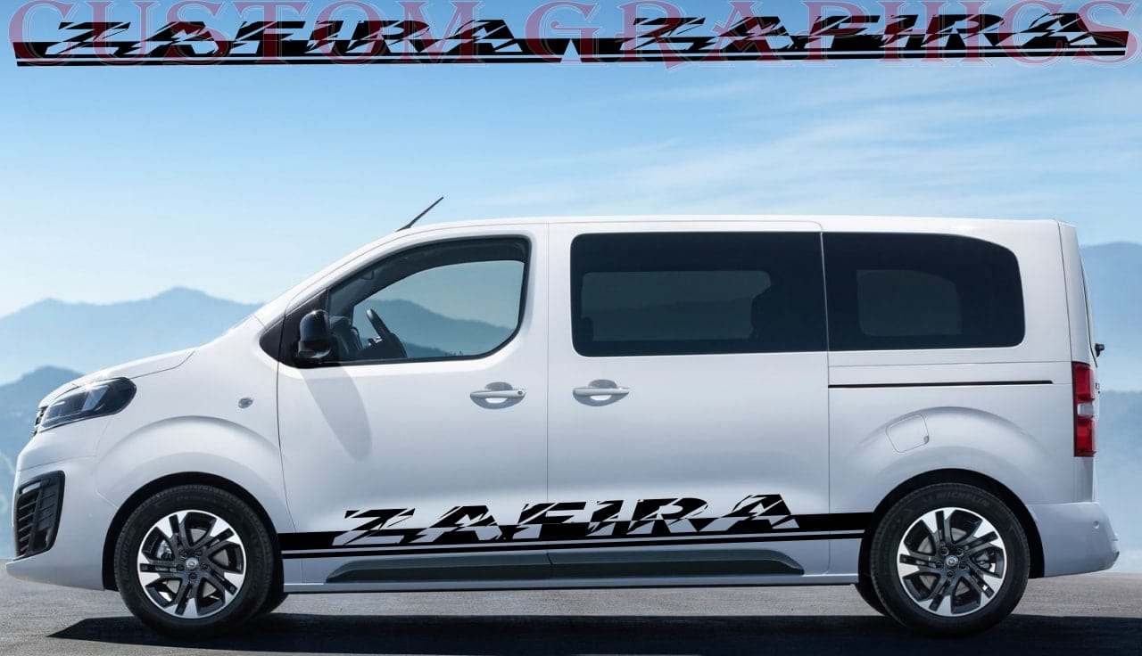 Vinyl Graphics Stickers Custom Graphic Decals Pair stickers For Opel Zafira