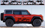 Vinyl Graphics Stickers Decals Compatible With Ford Bronco Beach Design