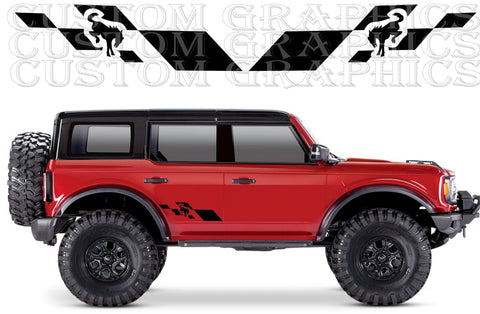Vinyl Graphics Stickers Decals Compatible With Ford Bronco Traxxas 4 doors