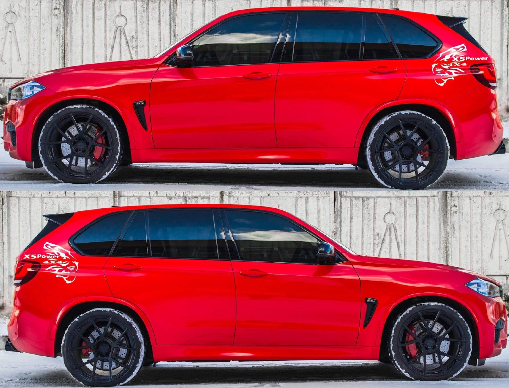 Stickers Kit Graphics Decals Racing Stripes for BMW X5 - Brothers-Graphics