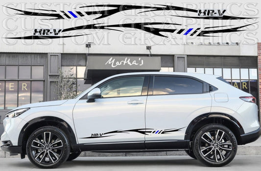 Vinyl Graphics Stripes for Honda HR-V 2023 Sticker Vinyl Decal TRIBAL design