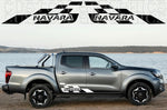 Vinyl Graphics Style Design Vinyl Stripes Compatible With Nissan Navara 2002-2022