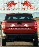 Vinyl Graphics Tailgate 3x Bulls Design Sticker Vinyl Graphics Compatible With Ford Maverick