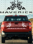 Vinyl Graphics Tailgate 3x Bulls Design Sticker Vinyl Graphics Compatible With Ford Maverick