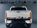 Vinyl Graphics Tailgate Mountain Design Vinyl Stripes Compatible With Toyota Tundra 2002-2022