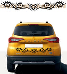 Vinyl Graphics Tailgate Tribal Design Graphic Racing Stripes Compatible with Renault Triber