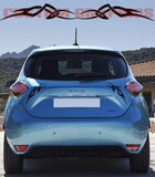 Vinyl Graphics Tailgate Tribal Design Stickers Decals Stripes Compatible with Renault Zoe