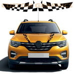 Vinyl Graphics Taxi Graphic Racing Stripes Compatible with Renault Triber