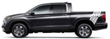 Vinyl Graphics tire track Design Graphics Vinyl Stickers Compatible With Honda Ridgeline