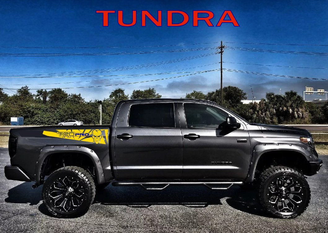 Graphiques de la caisse latérale du Toyota Tundra