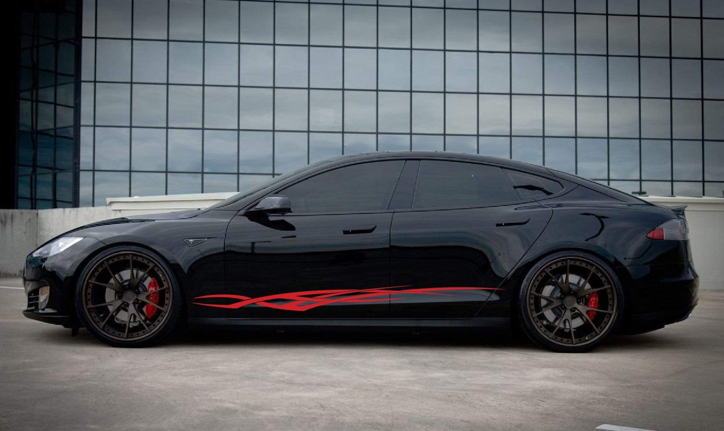 Tribal Graphic For Tesla Model 3 | Model X Stickers | Model Y Stickers Tesla Model S decals