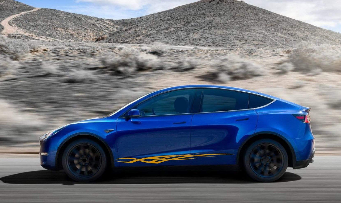 Tribal Graphic For Tesla Model 3 | Model X Stickers | Model Y Stickers Tesla Model S decals