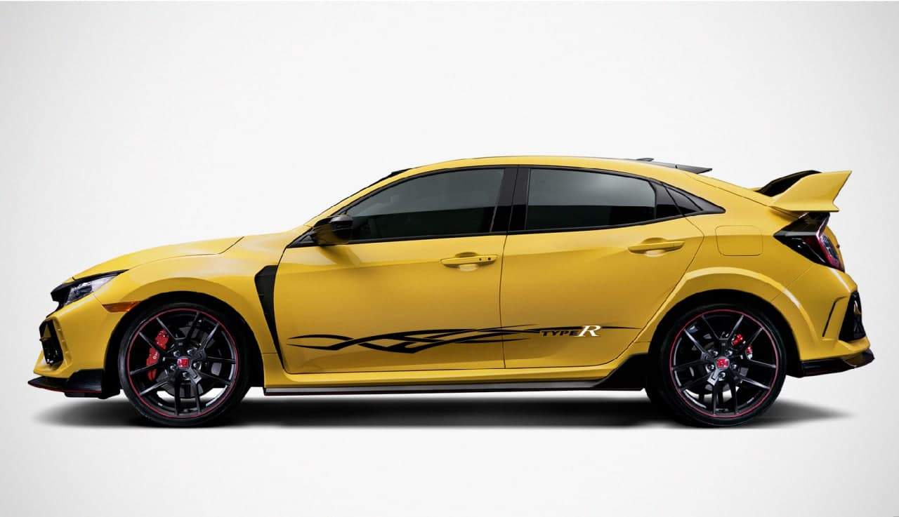 Vinyl Graphics Tribal Graphic Line Stickers Compatible With Honda Civic, All Models Size