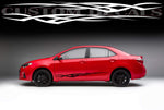 Vinyl Graphics Tribal Line Graphic Gift Toyota Corolla Racing Stripes for Corolla car stickers decals