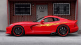 Vinyl Graphics Tribal Line Graphic Vinyl Door Decal Racing Stripe stickers for Dodge Viper