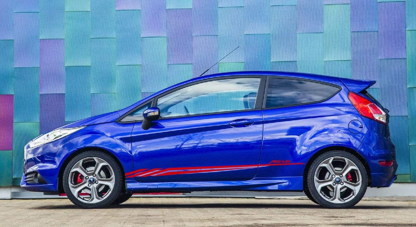 Premium Vinyl Sticker Compatible with Ford Fiesta Decorative car decals Personalized Design, 
Vehicle Enhancement, 
Sticker Street Auto