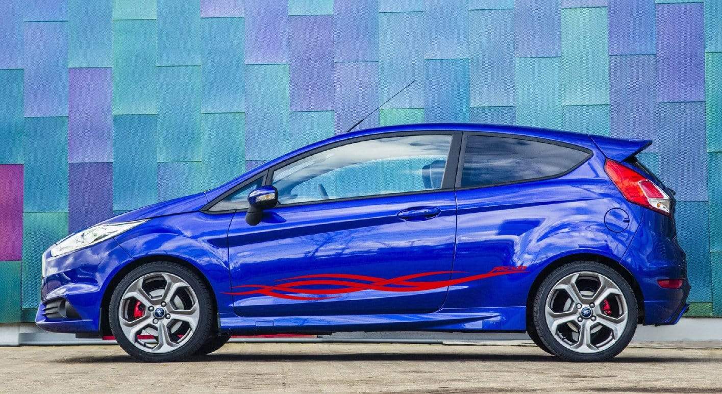 Premium Vinyl Sticker Compatible with Ford Fiesta Exclusive car decals Car Styling Premium Quality Personalized Design Vehicle Enhancement Sticker Street Auto Stylish Exclusive