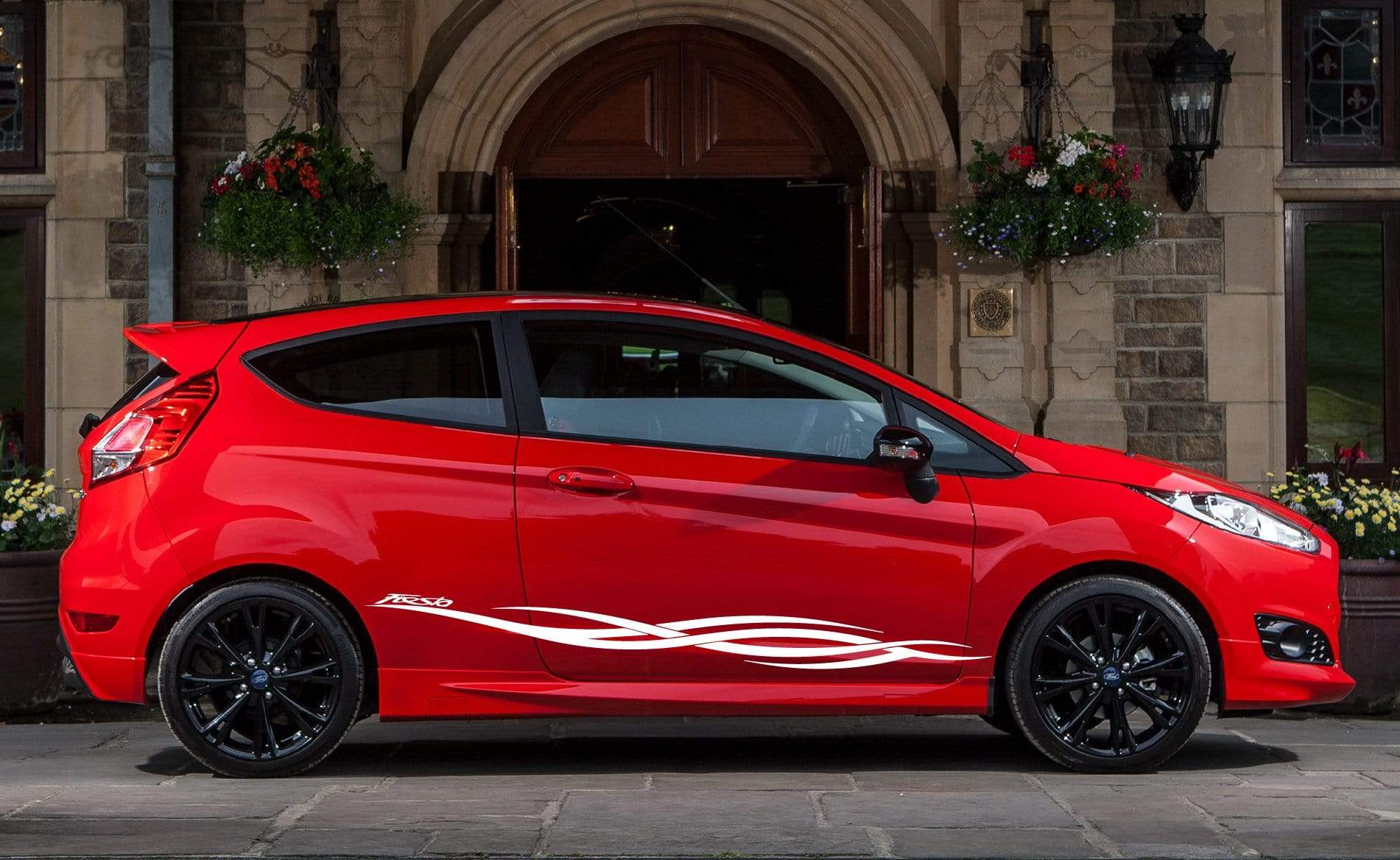 Premium Vinyl Sticker Compatible with Ford Fiesta Exclusive car decals Car Styling Premium Quality Personalized Design Vehicle Enhancement Sticker Street Auto Stylish Exclusive