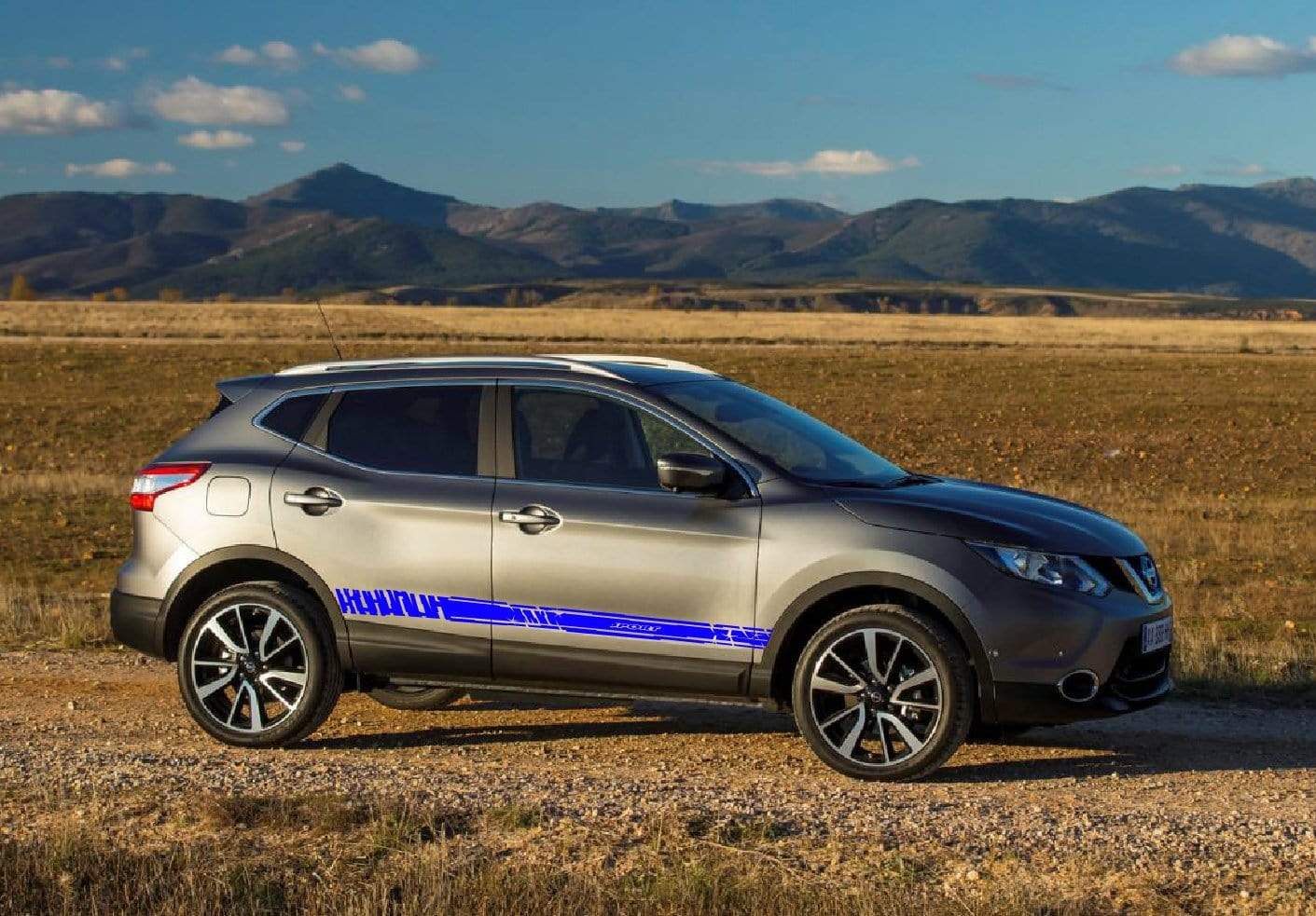 Autocollants pour camions Racing Stripes pour Nissan Qashqai